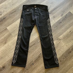 Ralph Lauren studded jeans